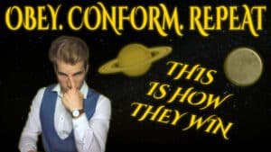 Morality Matters Video Thumbnail – Black and Gold Mystical Design with Jake Vogels